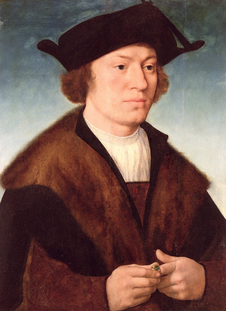 Portret nieznanego mężczyzny, 1520 autorstwa Joos van Cleve