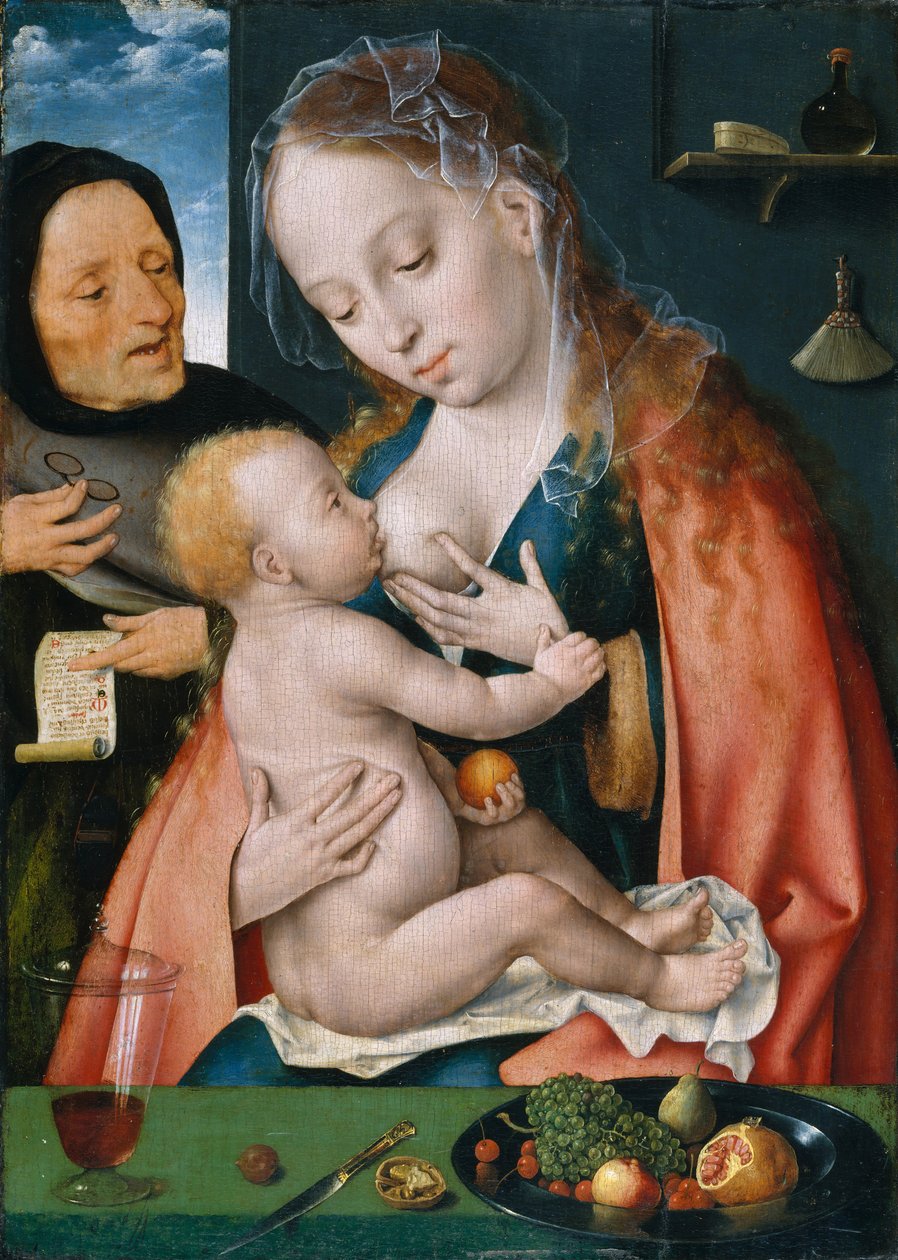 Święta Rodzina, ca. 1512-13. autorstwa Joos van Cleve