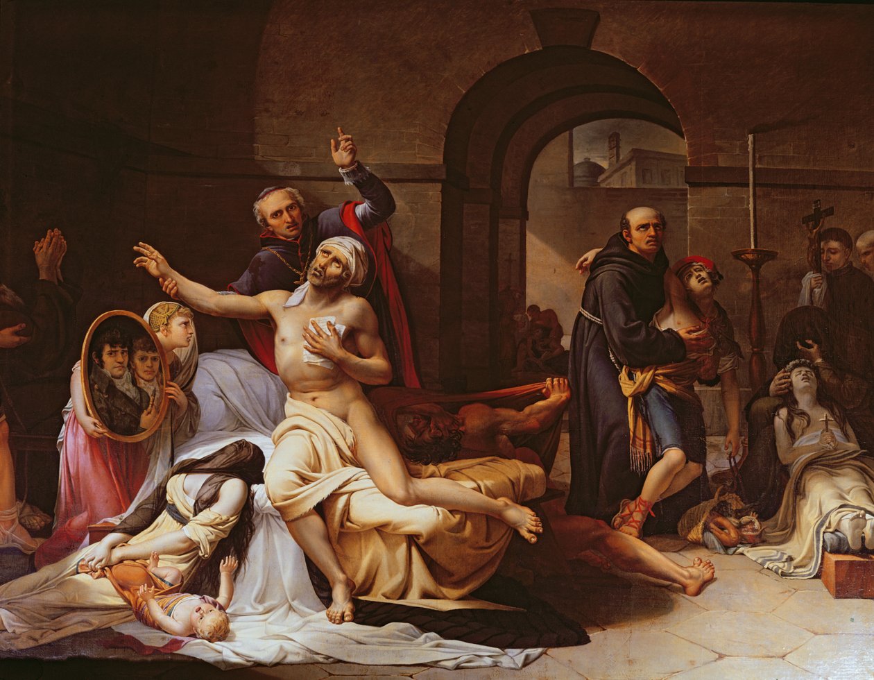 Epidemia żółtej gorączki w Walencji, ok. 1806 r. autorstwa José Aparicio