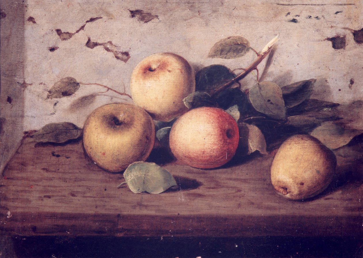 Martwa natura jabłek autorstwa José Jiménez Aranda