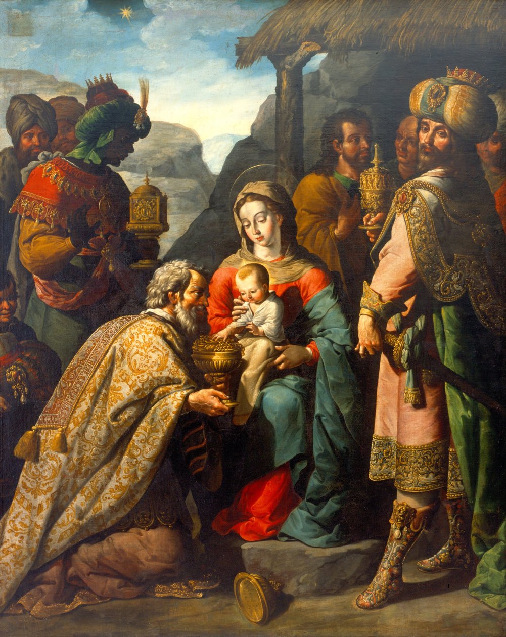 Adoracja Królów autorstwa José Juárez