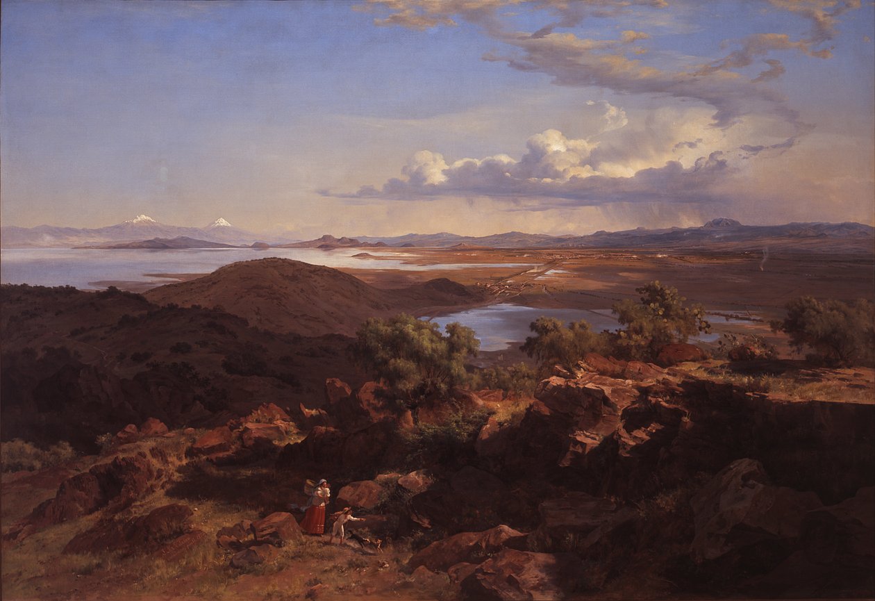 Dolina Meksyku z Cerro de Santa Isabel autorstwa José Marí Velasco