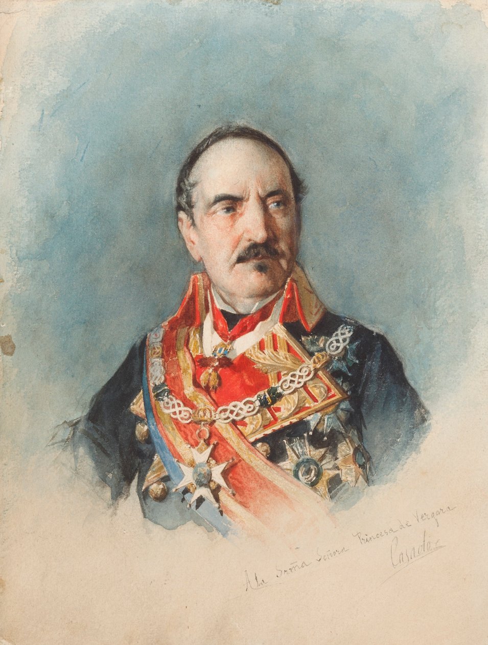 Generał Baldomero Espartero autorstwa Jose Casado del Alisal