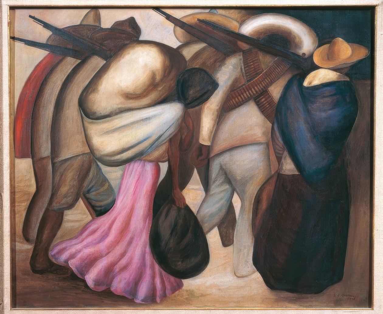 żołnierz XX wieku autorstwa José Clemente Orozco