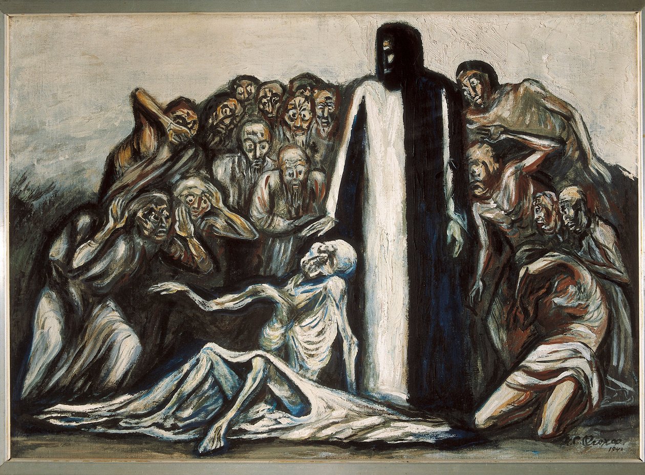 Wskrzeszenie Łazarza autorstwa José Clemente Orozco