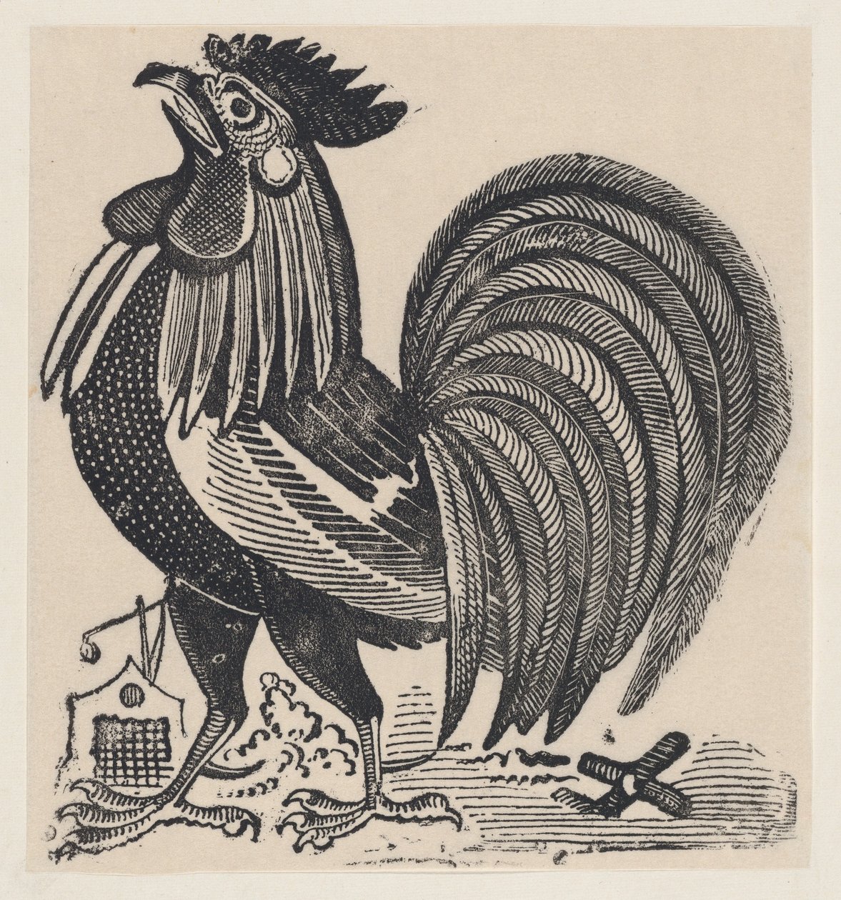 Kogut, ca. 1880-1910., ca. 1880-1910. autorstwa José Guadalupe Posada