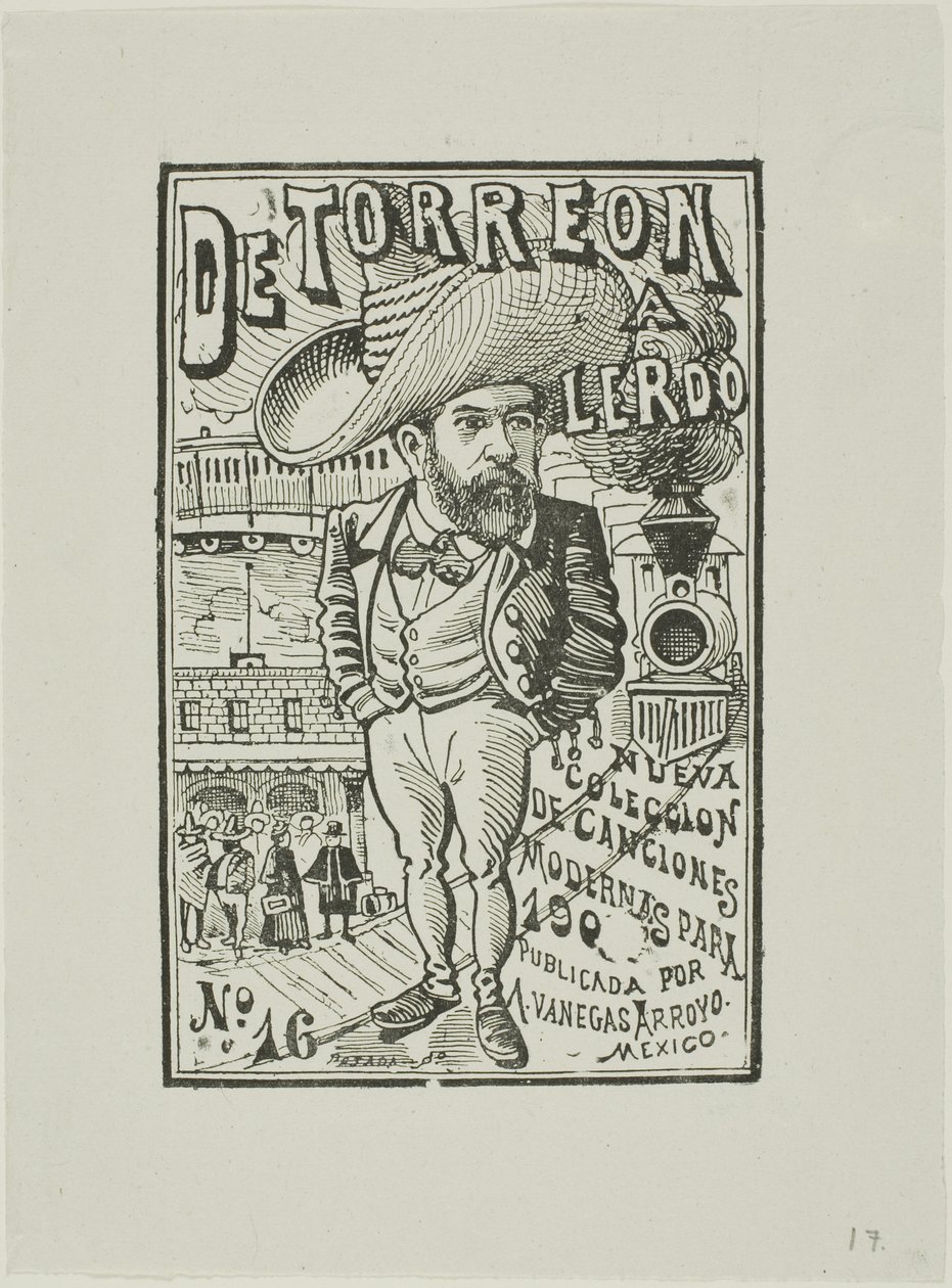 Od wieży do lerdo autorstwa José Guadalupe Posada