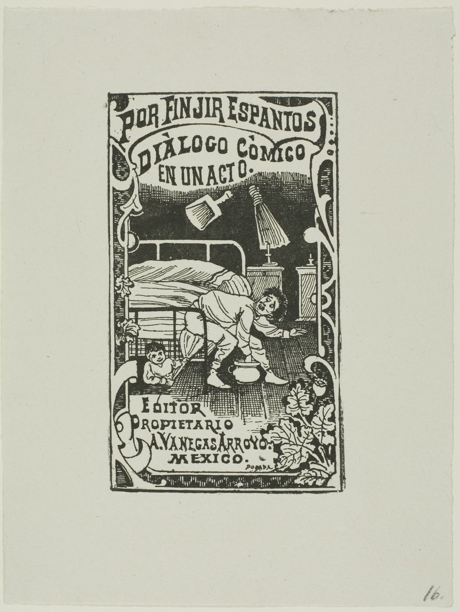 Udając duchy autorstwa José Guadalupe Posada