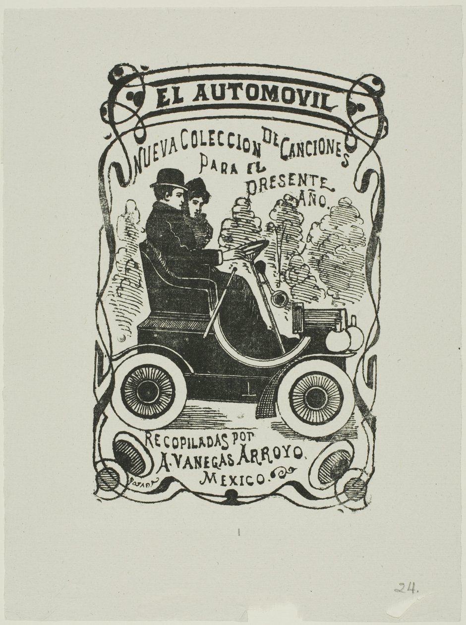 Samochód autorstwa José Guadalupe Posada