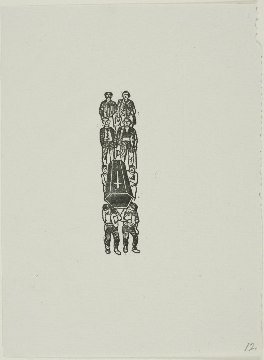 Pogrzeb autorstwa José Guadalupe Posada