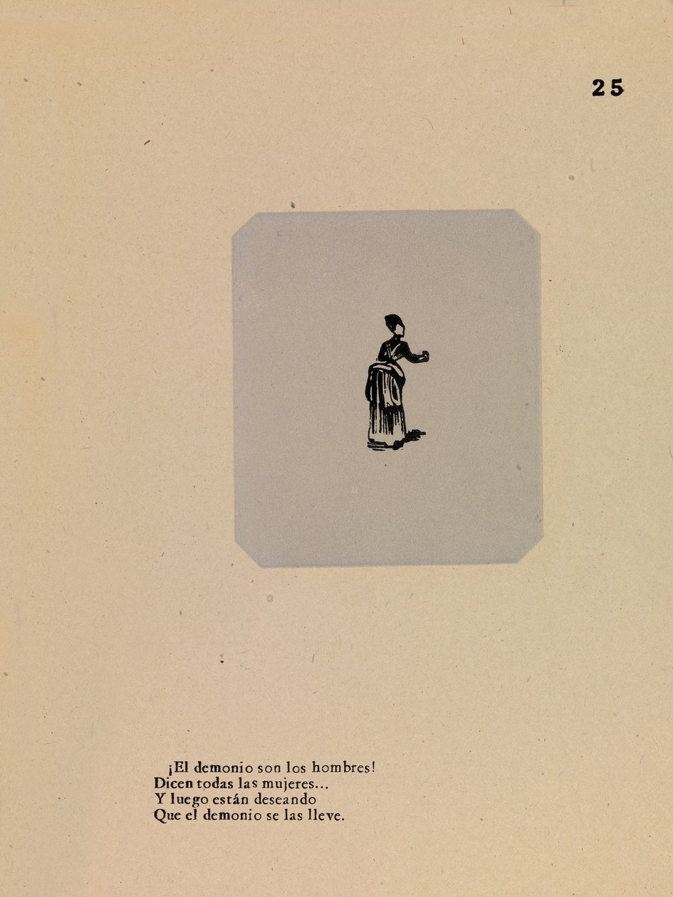 Płeć przeciwna autorstwa José Guadalupe Posada