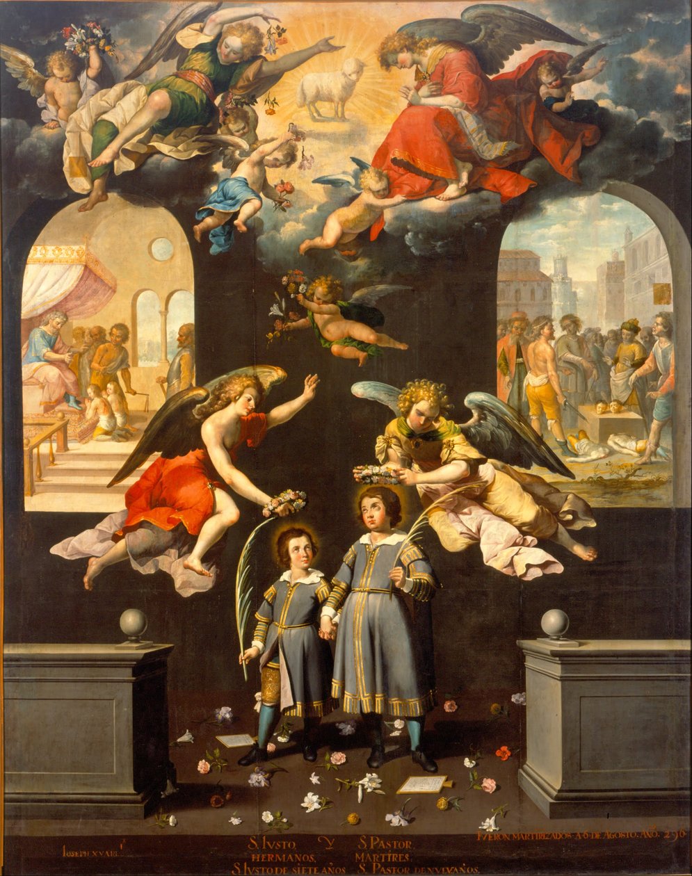 Święty Justus i Święty Pastor autorstwa José Juárez