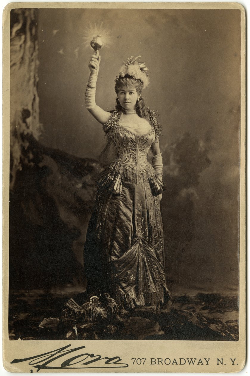 Pani Vanderbilt (odbitka sepii) autorstwa José Maria Mora