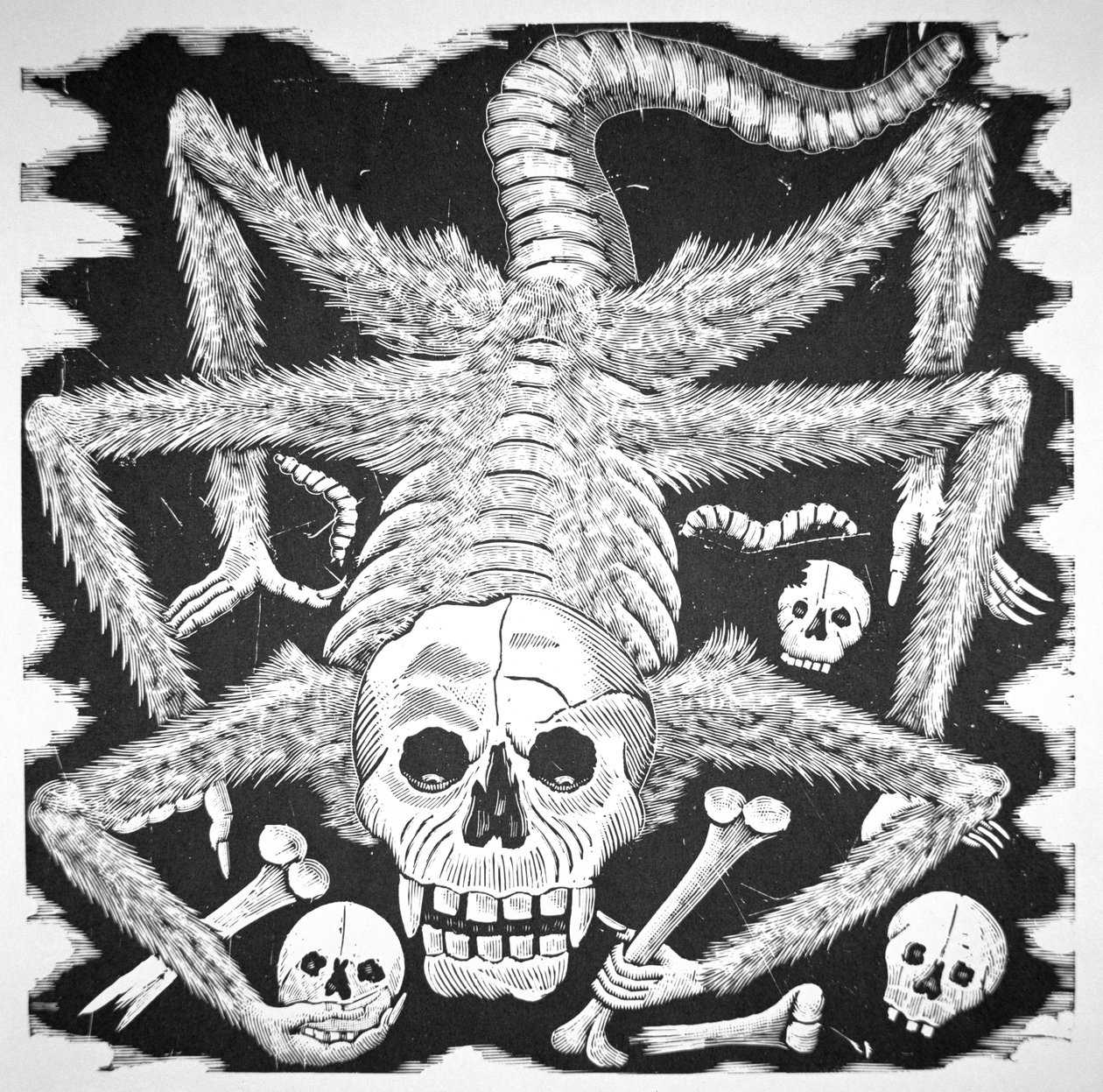 Calavera Huertista, c.1910 (grawerowanie) autorstwa José Guadalupe Posada