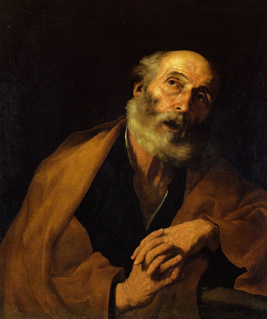 Pokuta Świętego Piotra, 1630 autorstwa Jose de Ribera