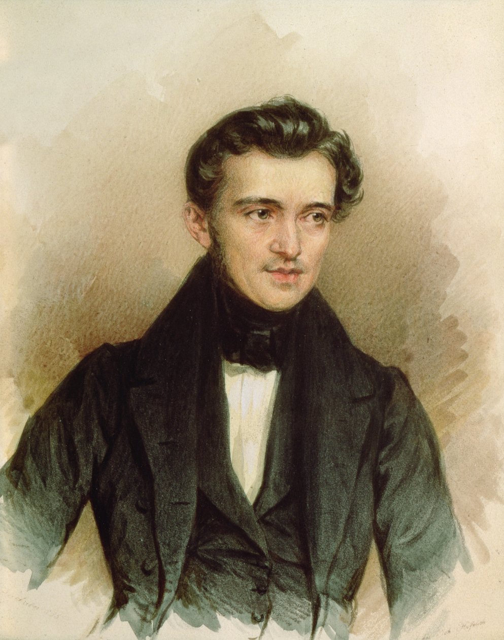 Johann Strauss Starszy (1804-49), 1835 autorstwa Josef Nikolaus Kriehuber