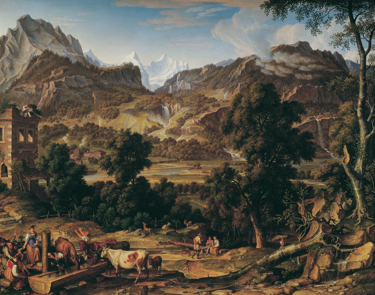 Oberland Berneński autorstwa Josef Anton Koch