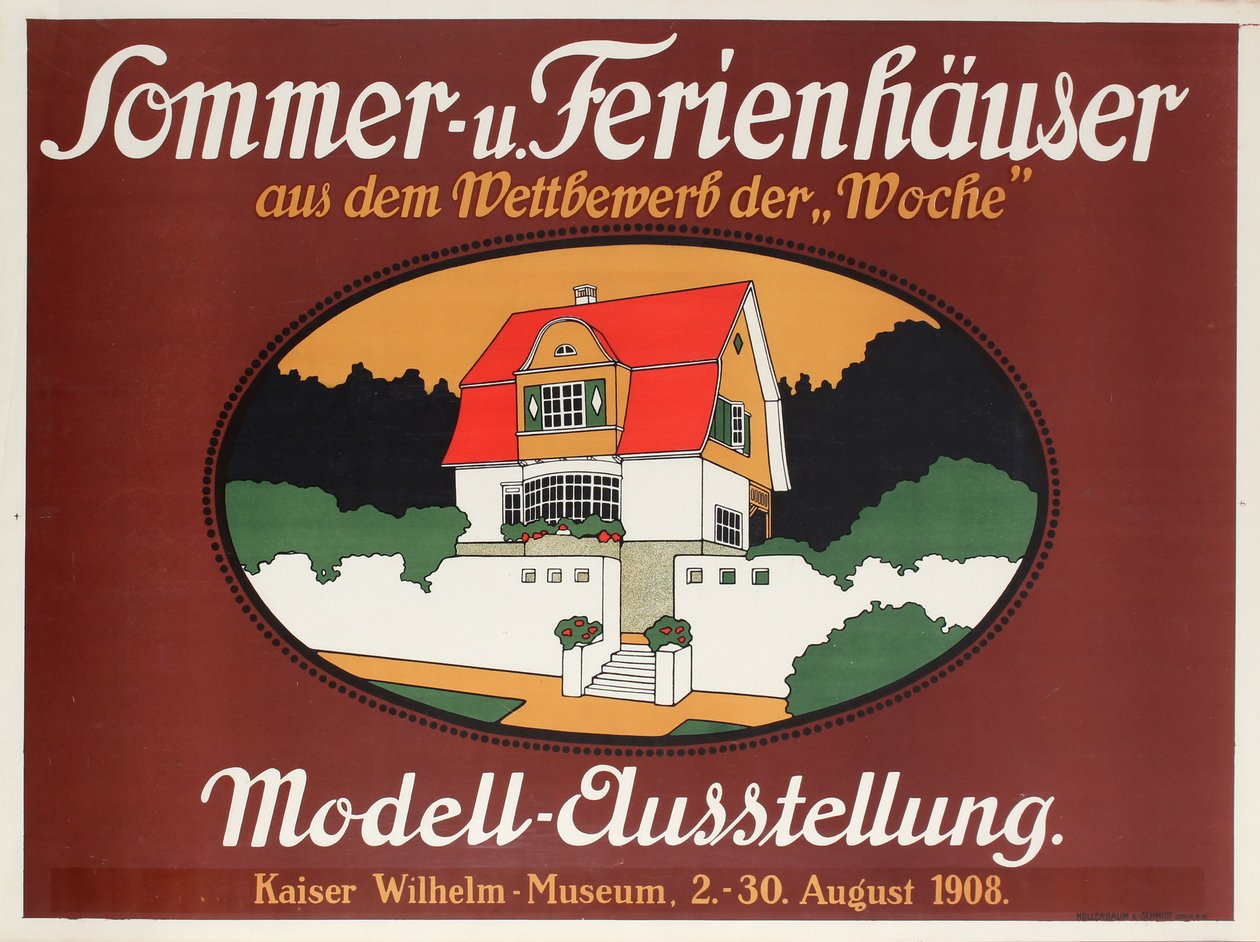 Lato i Ferienhauser, 1908. autorstwa Josef Bichlmeier