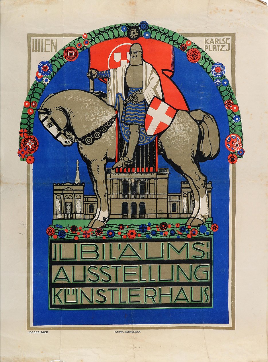 Wystawa jubileuszowa Wiedeń Künstlerhaus, 1908. autorstwa Josef Breitner