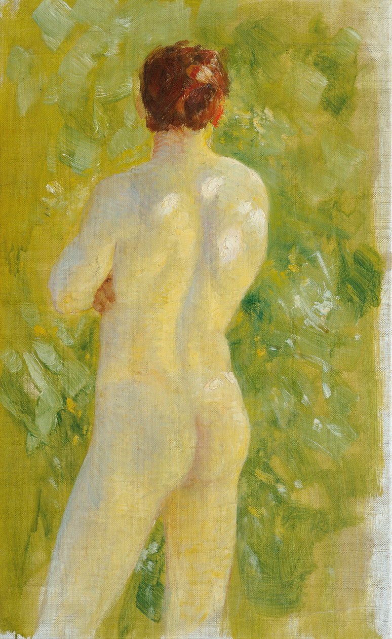 męski akt autorstwa Josef Engelhart