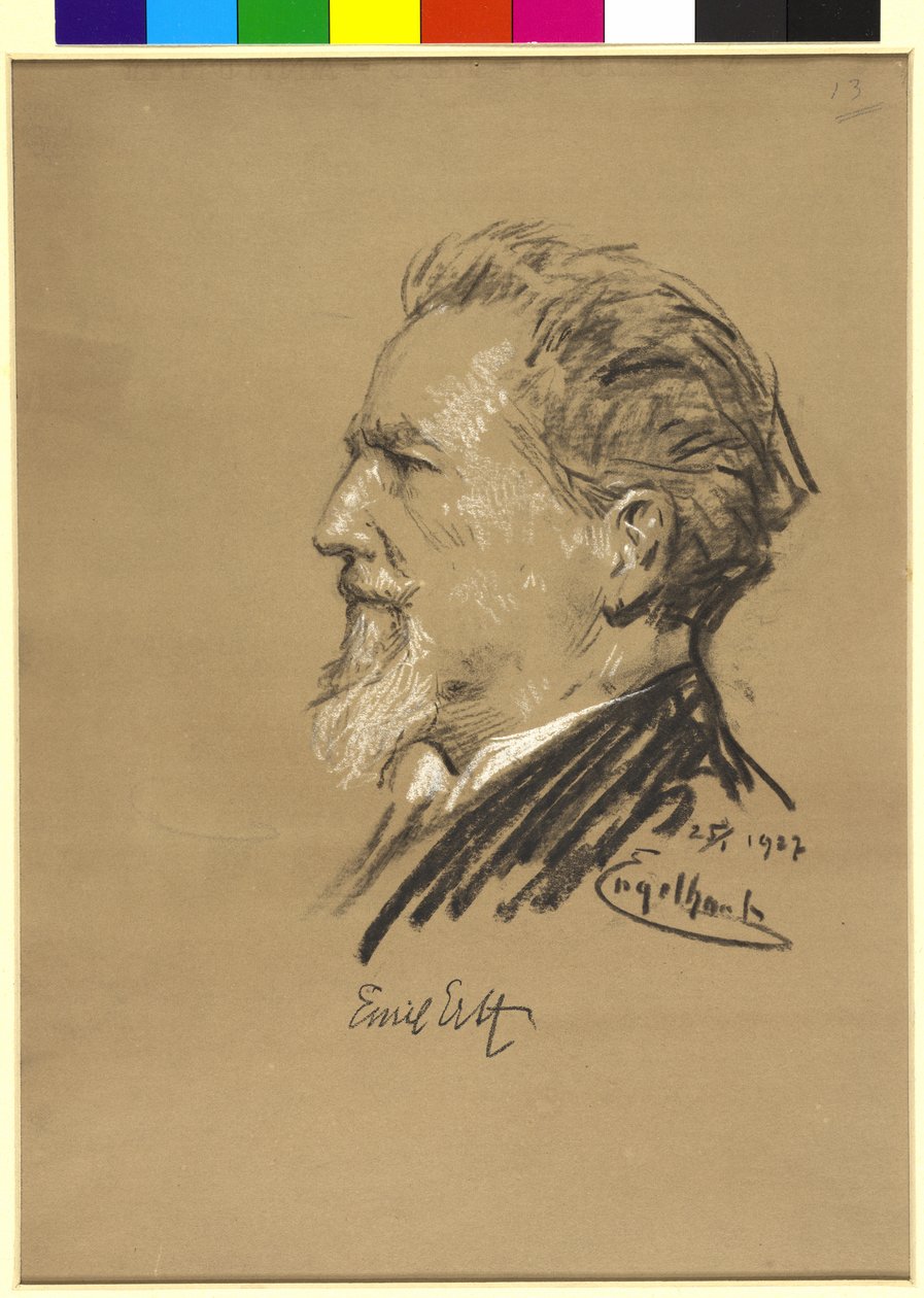 Zdjęcie Emila Ertla z 1889 r. autorstwa Josef Engelhart