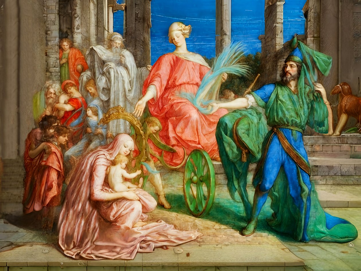 A1_Genesis_41 - Józef awansowany w Egipcie autorstwa Josef Johann Michel