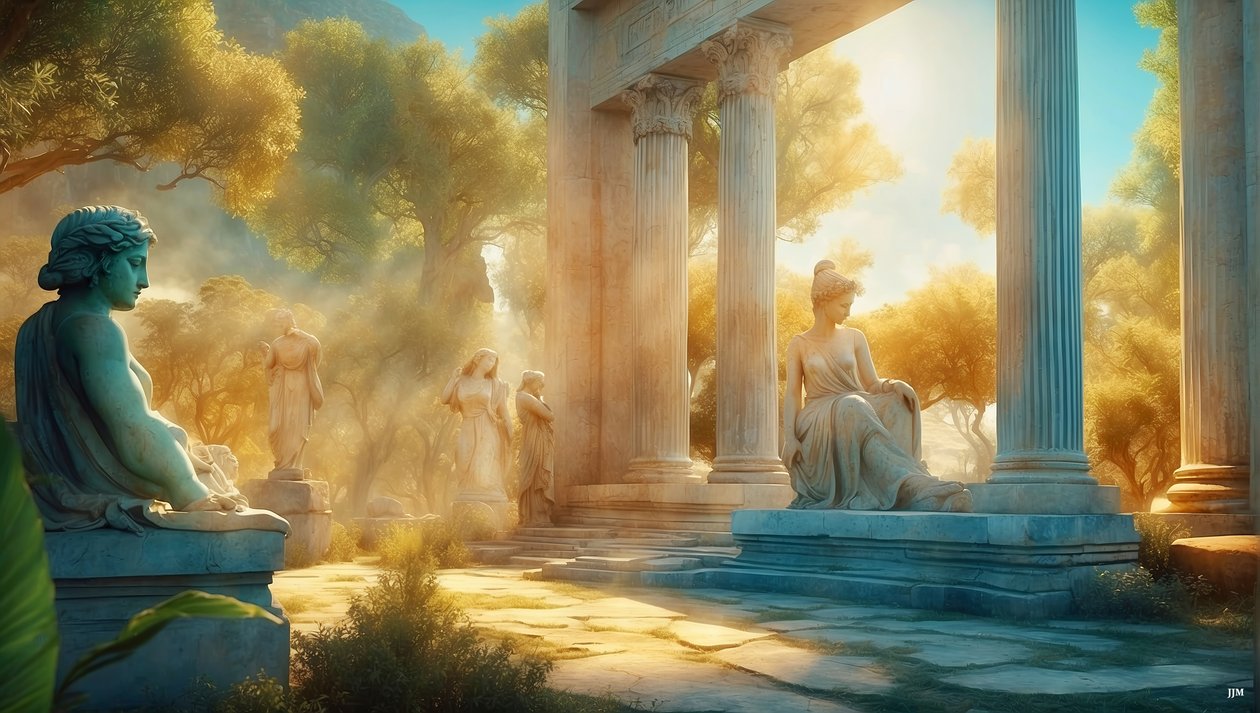 Dreamcore_ancient Greek-World_03 autorstwa Josef Johann Michel