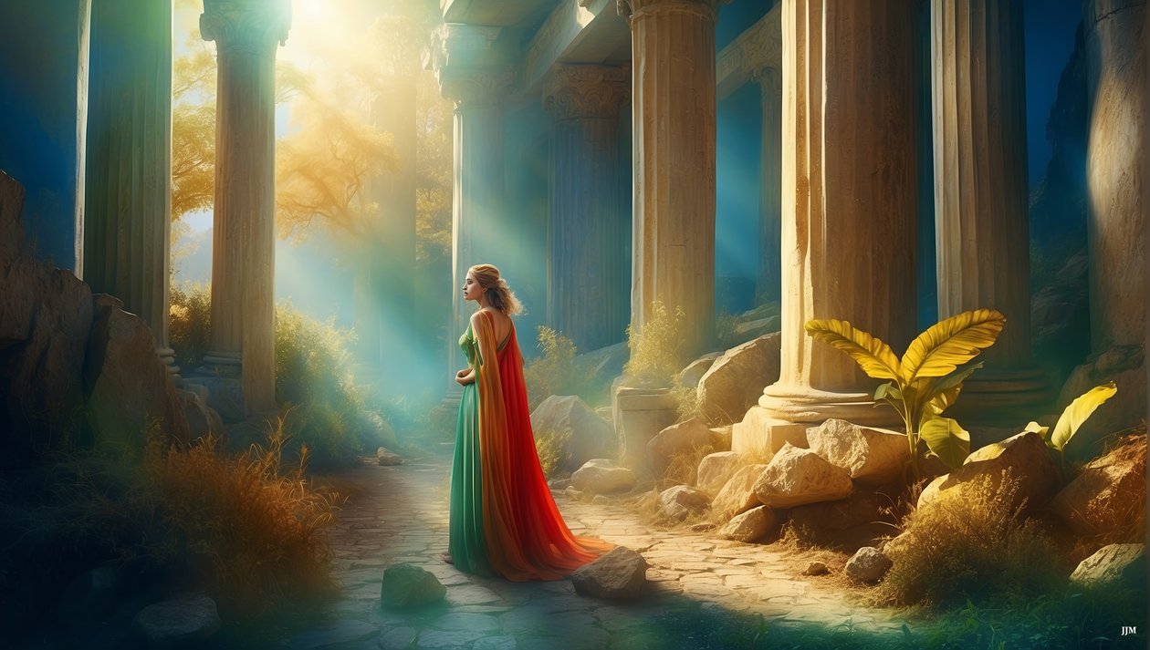 Dreamcore_ancient Greek-World_05 autorstwa Josef Johann Michel