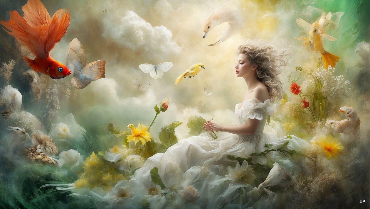 Dreamcore_dreamlike_scene-white_02 autorstwa Josef Johann Michel