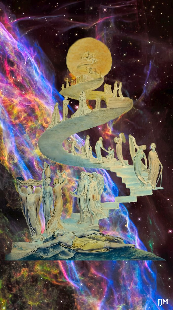 JJM-recreate: Blake-W_Jakobs Traum+JWST autorstwa Josef Johann Michel