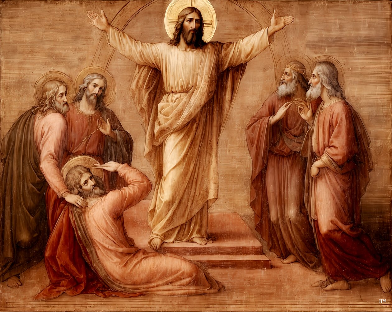 Jesus_Explanation_01 autorstwa Josef Johann Michel