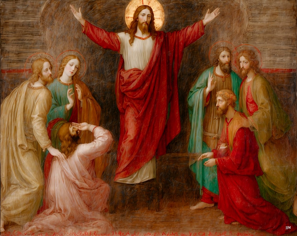 Jesus_Explanation_03 autorstwa Josef Johann Michel