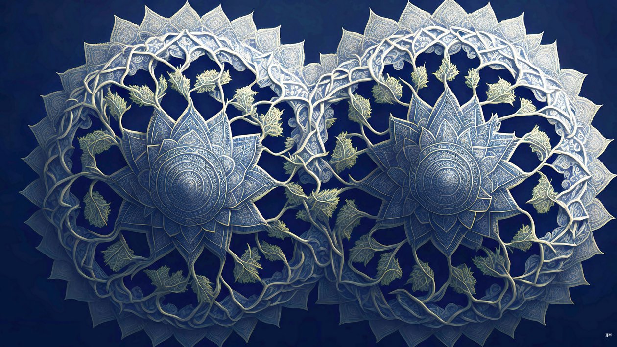 mandala: elementy afrykańskie_02 autorstwa Josef Johann Michel