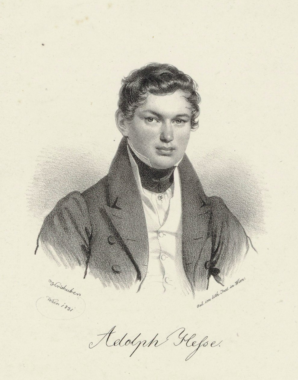 Adolf Hesse autorstwa Josef Kriehuber