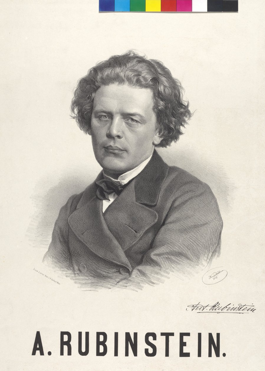 A. Rubinstein autorstwa Josef Nikolaus Kriehuber