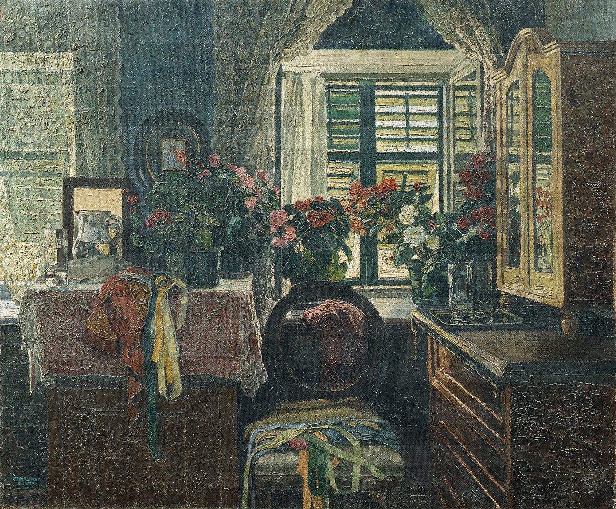 Wnętrze autorstwa Josef Stoitzner