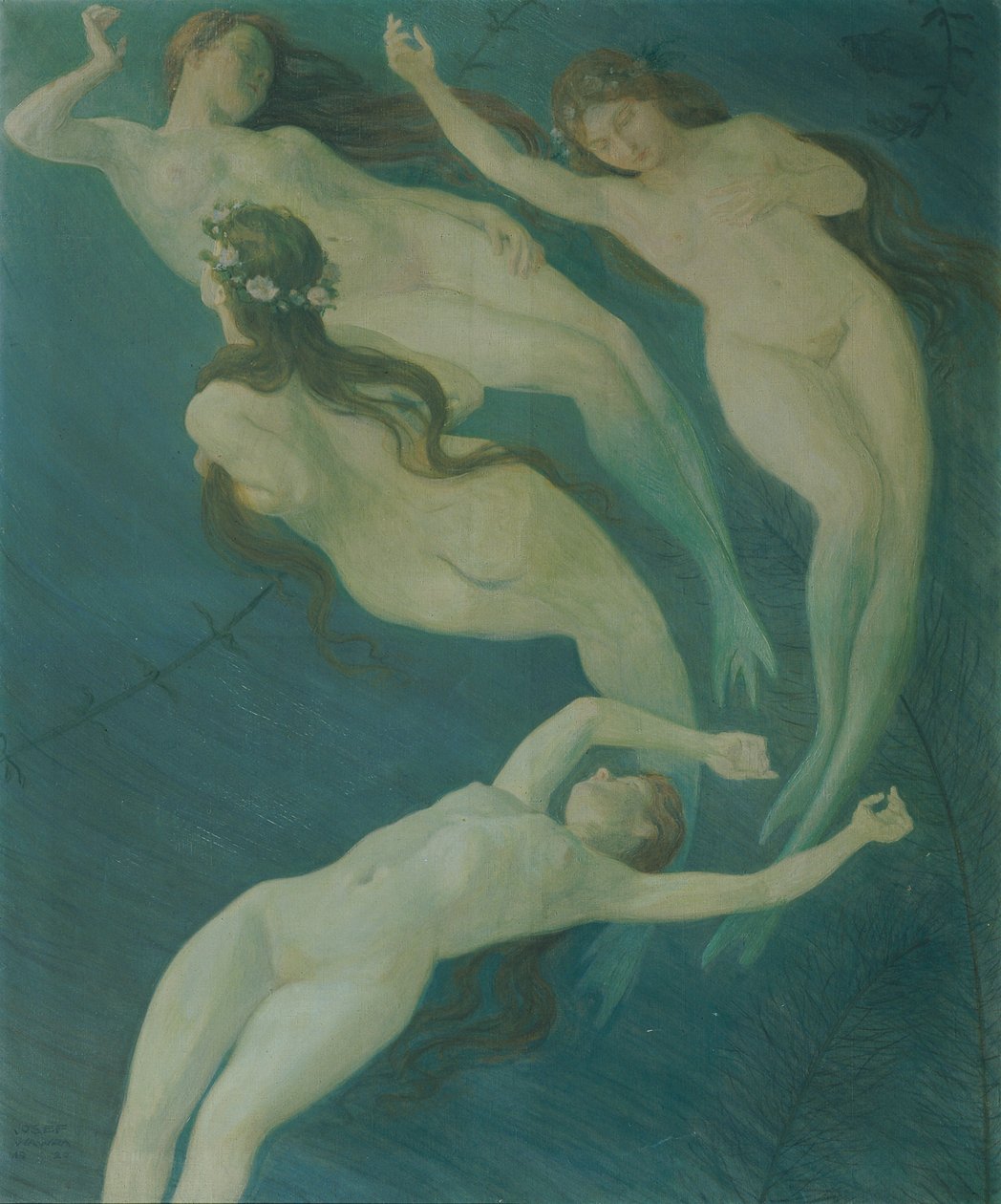 Syreny, 1920. autorstwa Josef Wawra