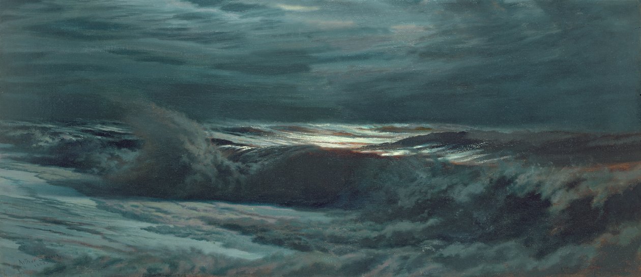 Nocna fala, 1883 autorstwa Joseph Severn
