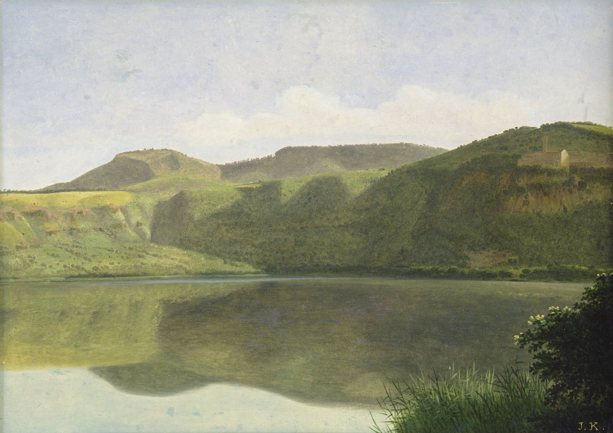 Morze Albańskie, ok. 1811 (wc na papierze na tekturze) autorstwa Joseph August Knip