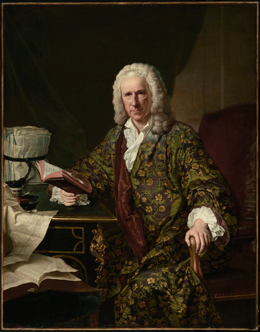 Portret Marca de Villiers autorstwa Joseph Aved
