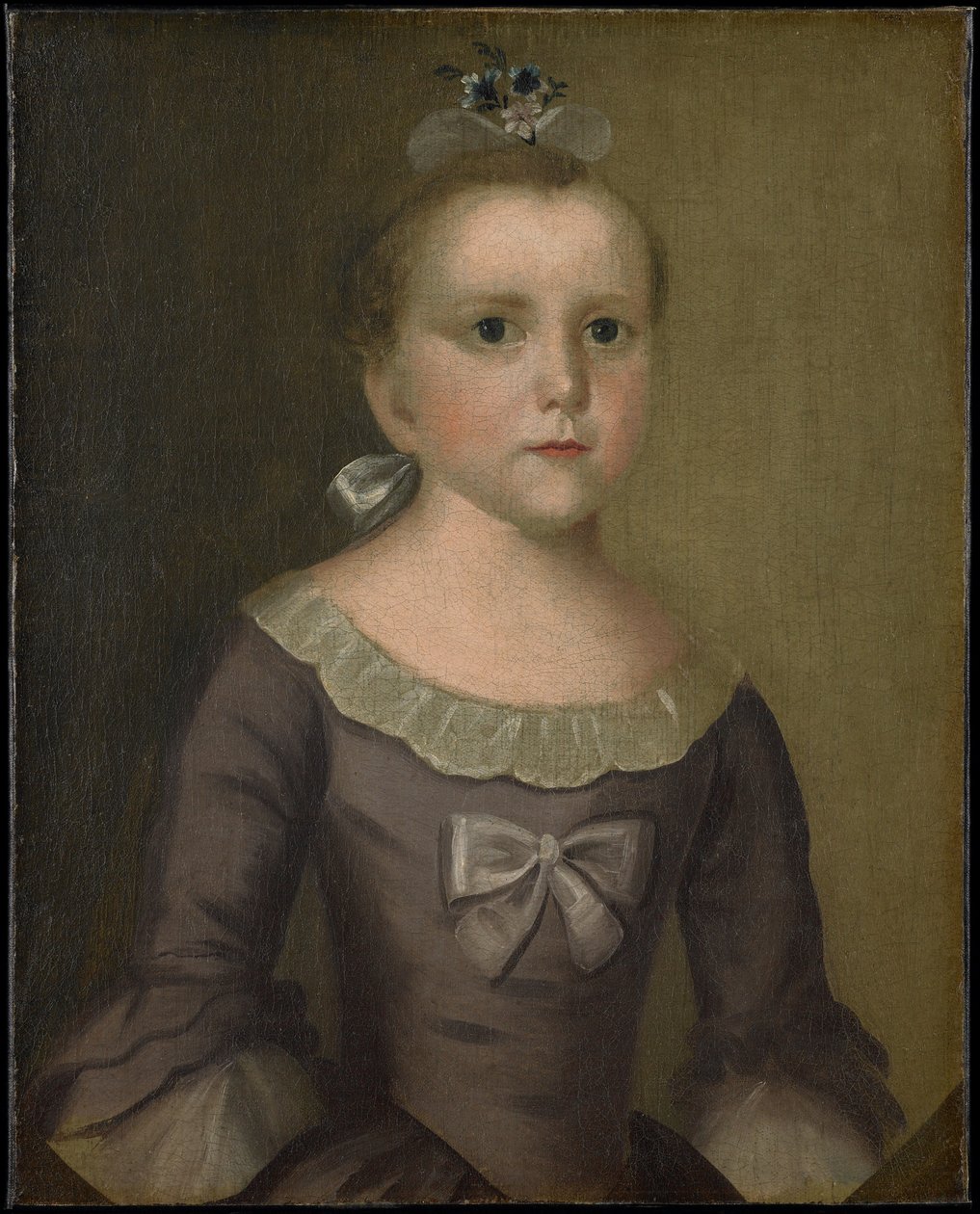 Portret Abigail Gowen, 1763 (olej na tkaninie) autorstwa Joseph Badger