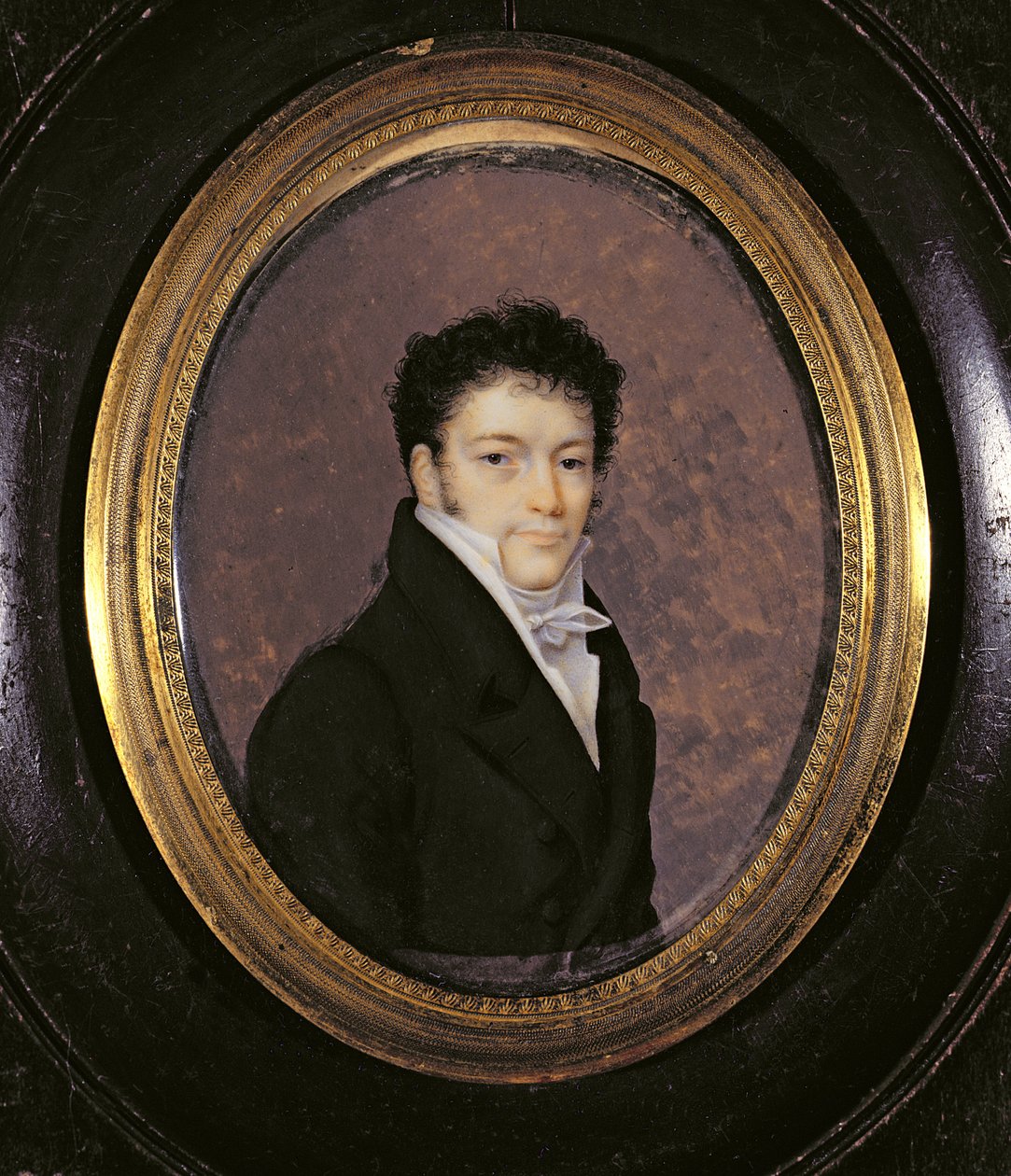 Miniatura portretowa dżentelmena, 1811 autorstwa Joseph Bordes