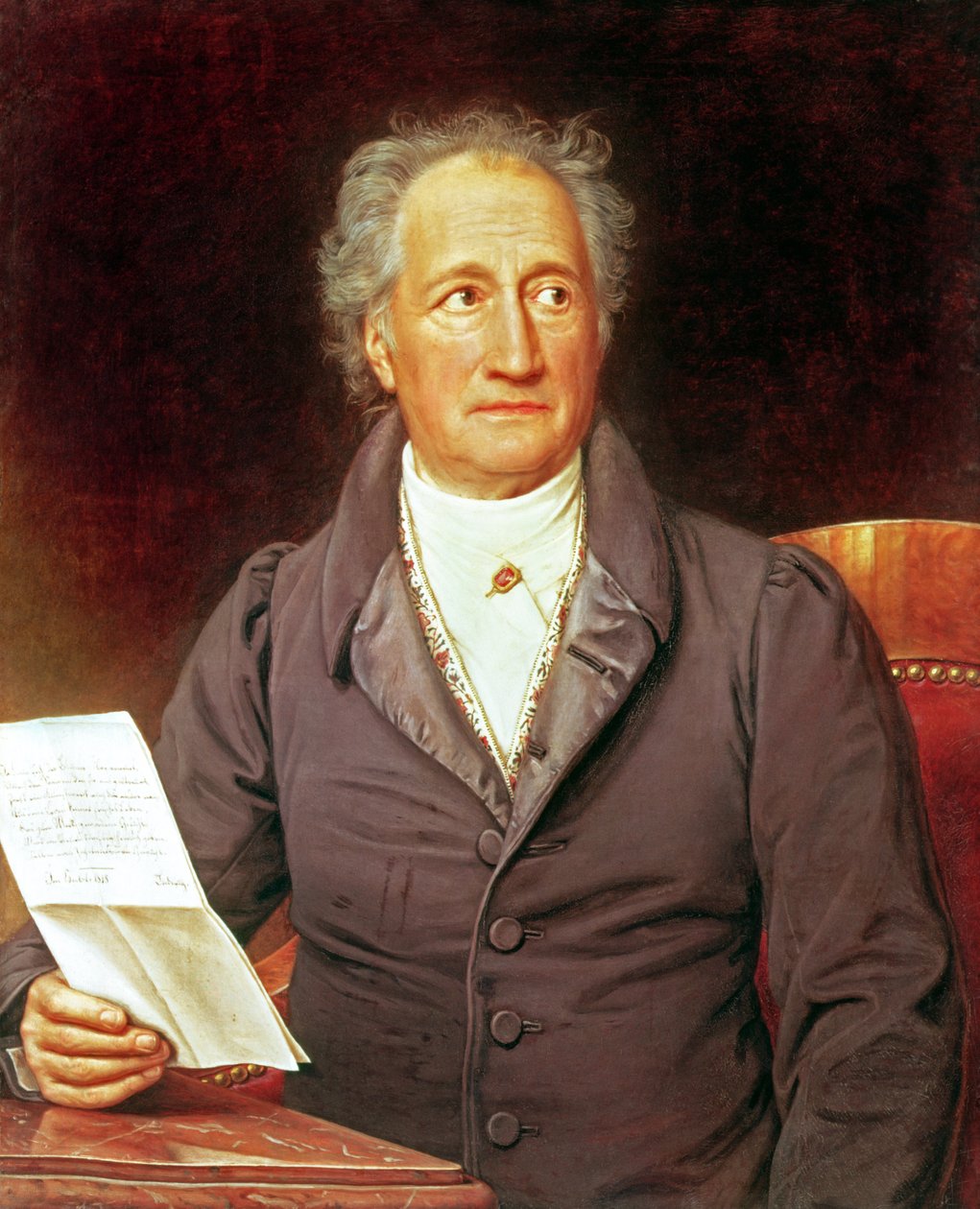 Johann Wolfgang von Goethe (1749-1832) 1828 autorstwa Joseph Carl Stieler