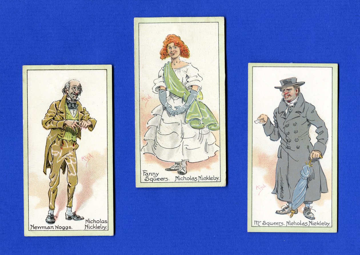 Postacie z „Nicholas Nickleby” Charlesa Dickensa, 1923 autorstwa Joseph Clayton Clarke