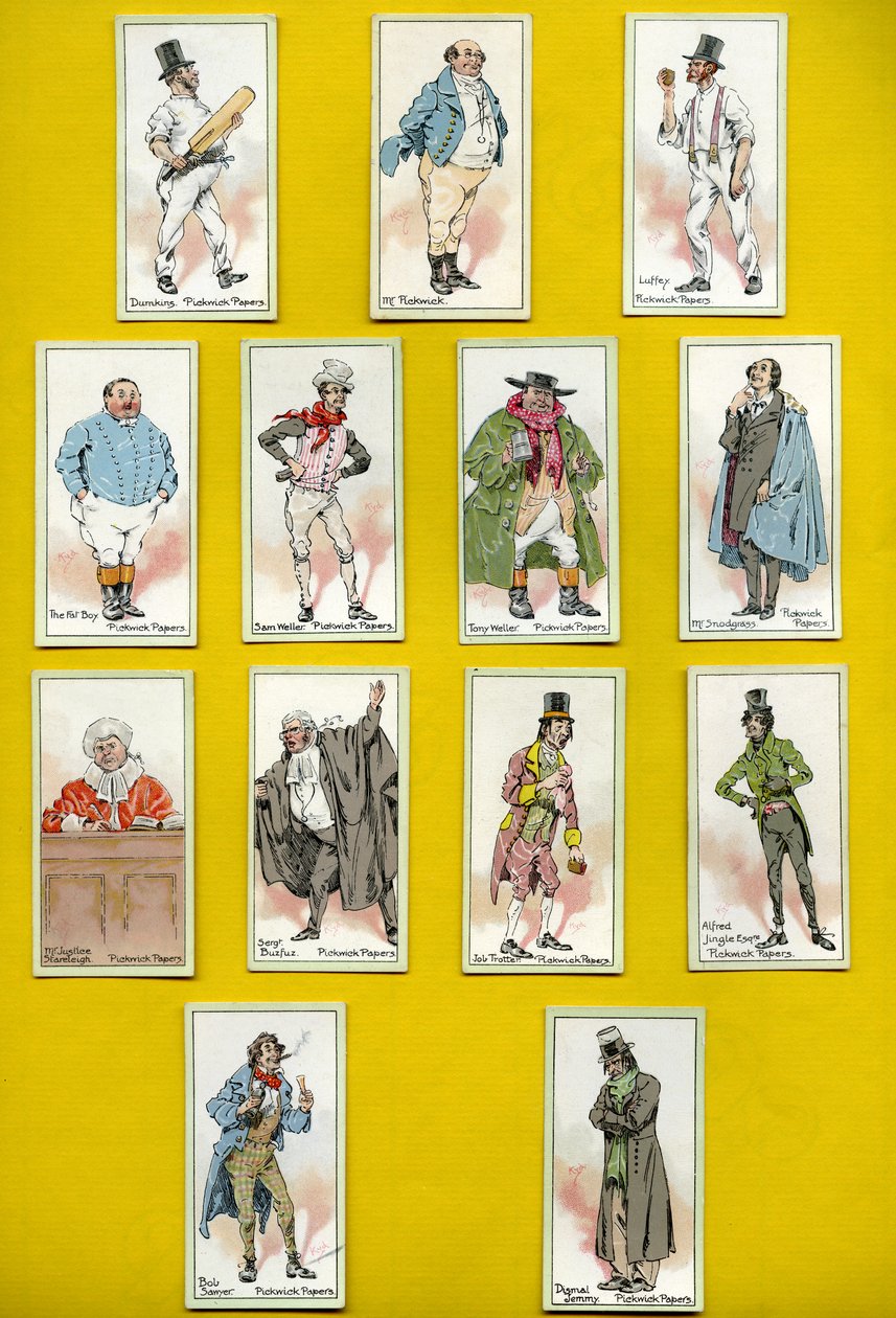 Postacie z "Pickwick Papers", Charles Dickens, 1923 autorstwa Joseph Clayton Clarke