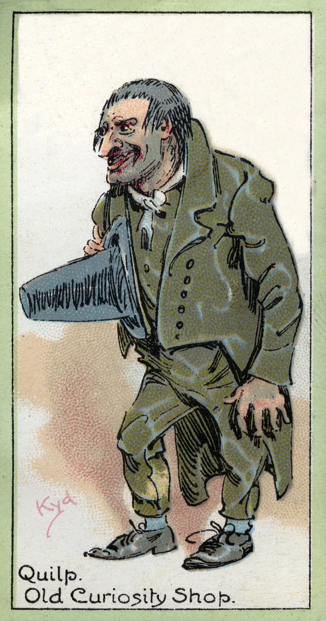 Quilp, z „The Old Curiosity Shop, Charles Dickens, 1923” autorstwa Joseph Clayton Clarke