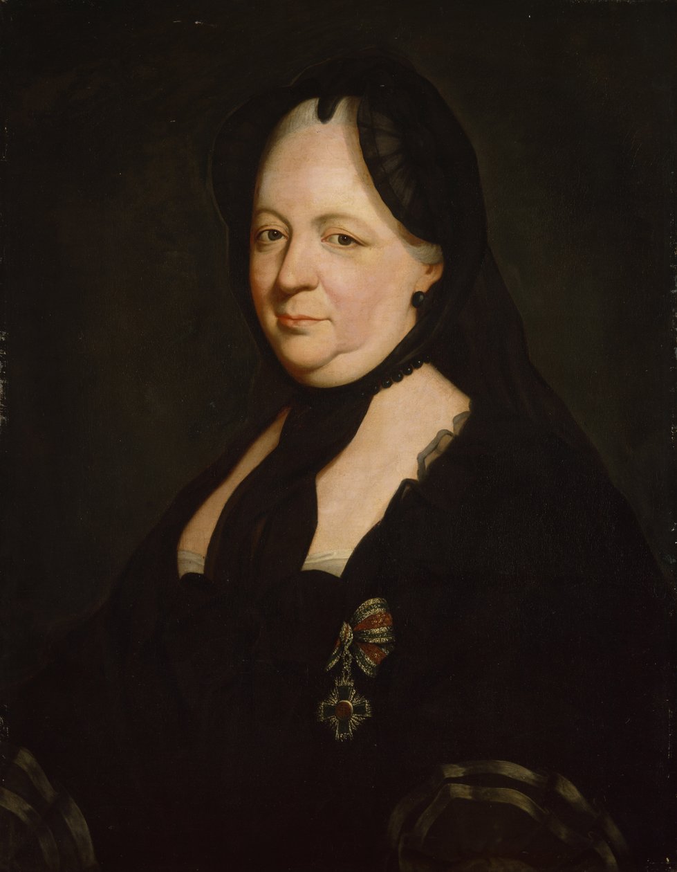 Maria Teresa w żałobie autorstwa Joseph Ducreux