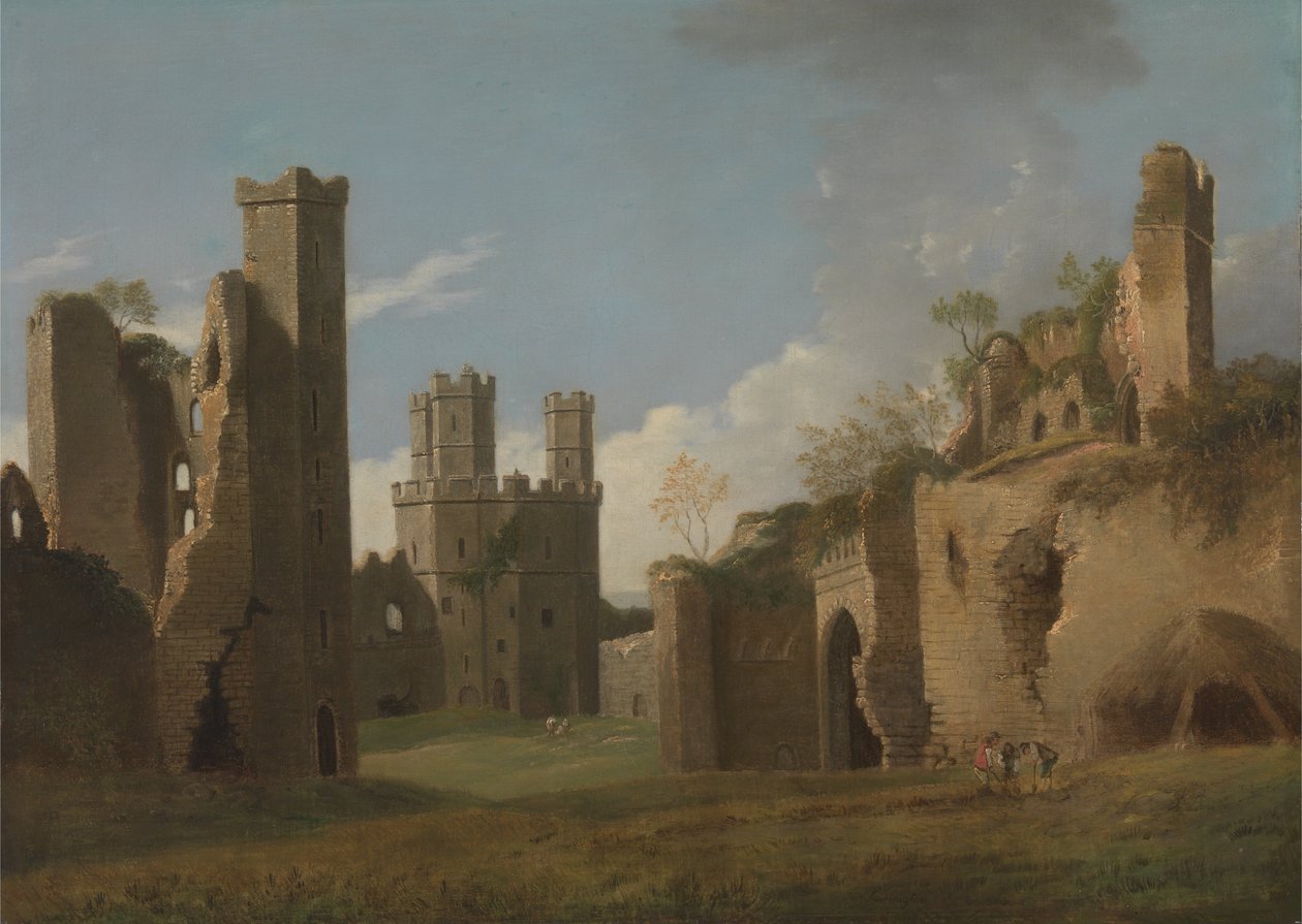 Zamek Caernarvon autorstwa Joseph Farington