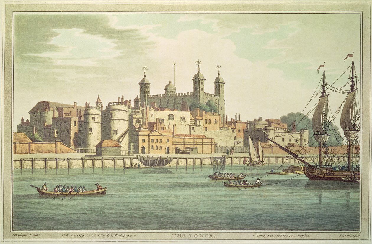 Tower of London, 1795 autorstwa Joseph Farington