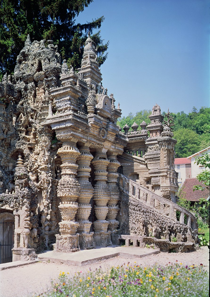 Pałac Idealny, wybudowany w latach 1879-1912 autorstwa Joseph Ferdinand Cheval